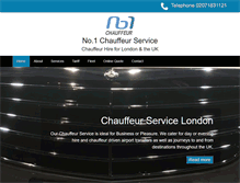 Tablet Screenshot of no1-chauffeur.com